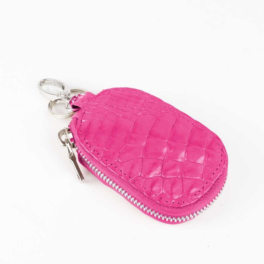 300. NWT WOMENS SHERRILL & BROTHERS BRYAN GENUINE CROCODILE KEYCHAIN